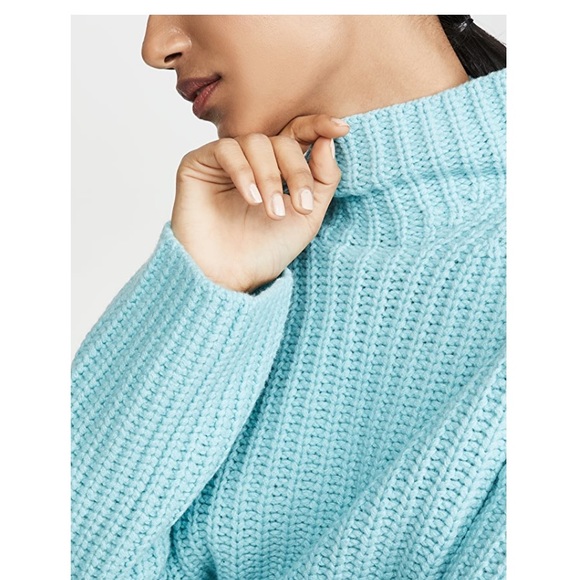 Vince Lofty Rib Aria Chunky Oversized Turtleneck Sweater - Picture 8 of 13